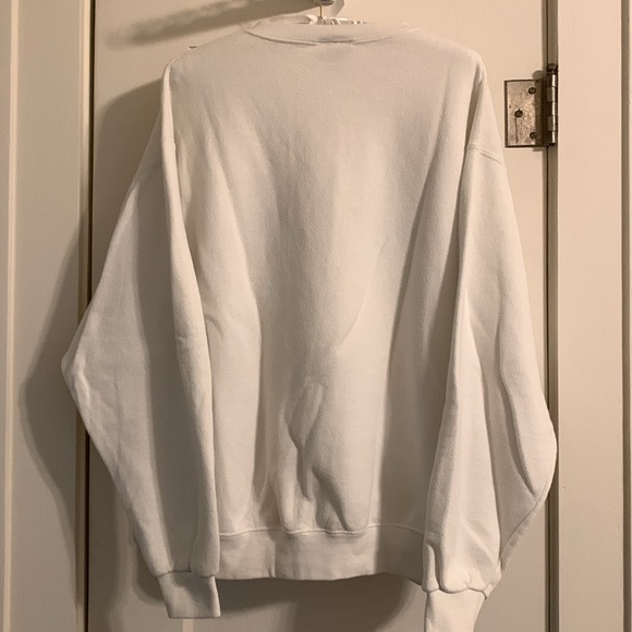 Walt Disney World White Unisex Sweatshirt with Rainbow Logo, EUC, Wmn’s L - Mn S - Picture 2 of 6